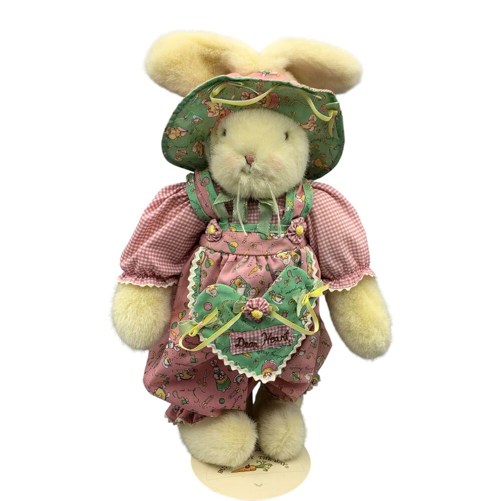 Bunnies By The Bay Littlebit 2002 Plush Bunny Rabbit Original Stand Hallmark VTG